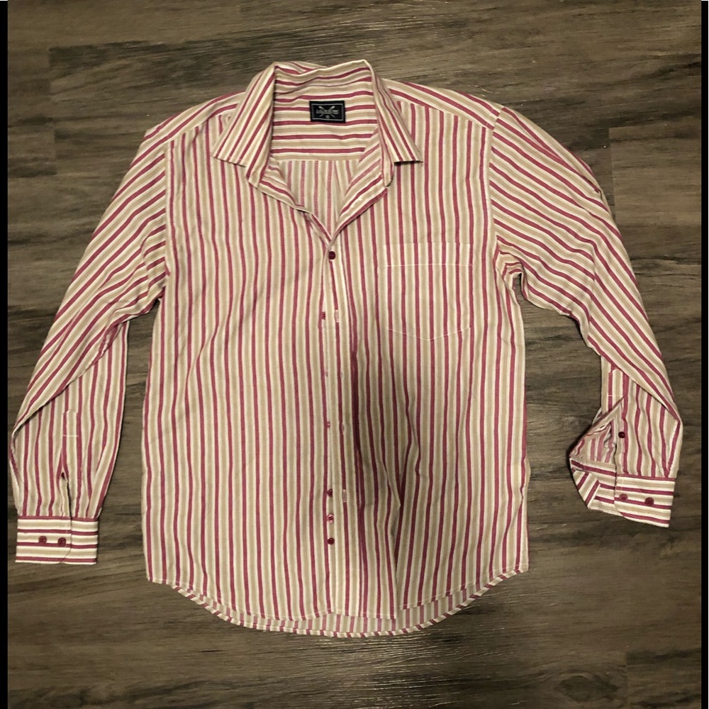 Vintage J Crew Striped Button Down Shirt 😎